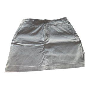 Sonoma Lifestyle Stretch Khaki Women's‎ A Line Skort Size 12 Ladies Beige Skirt